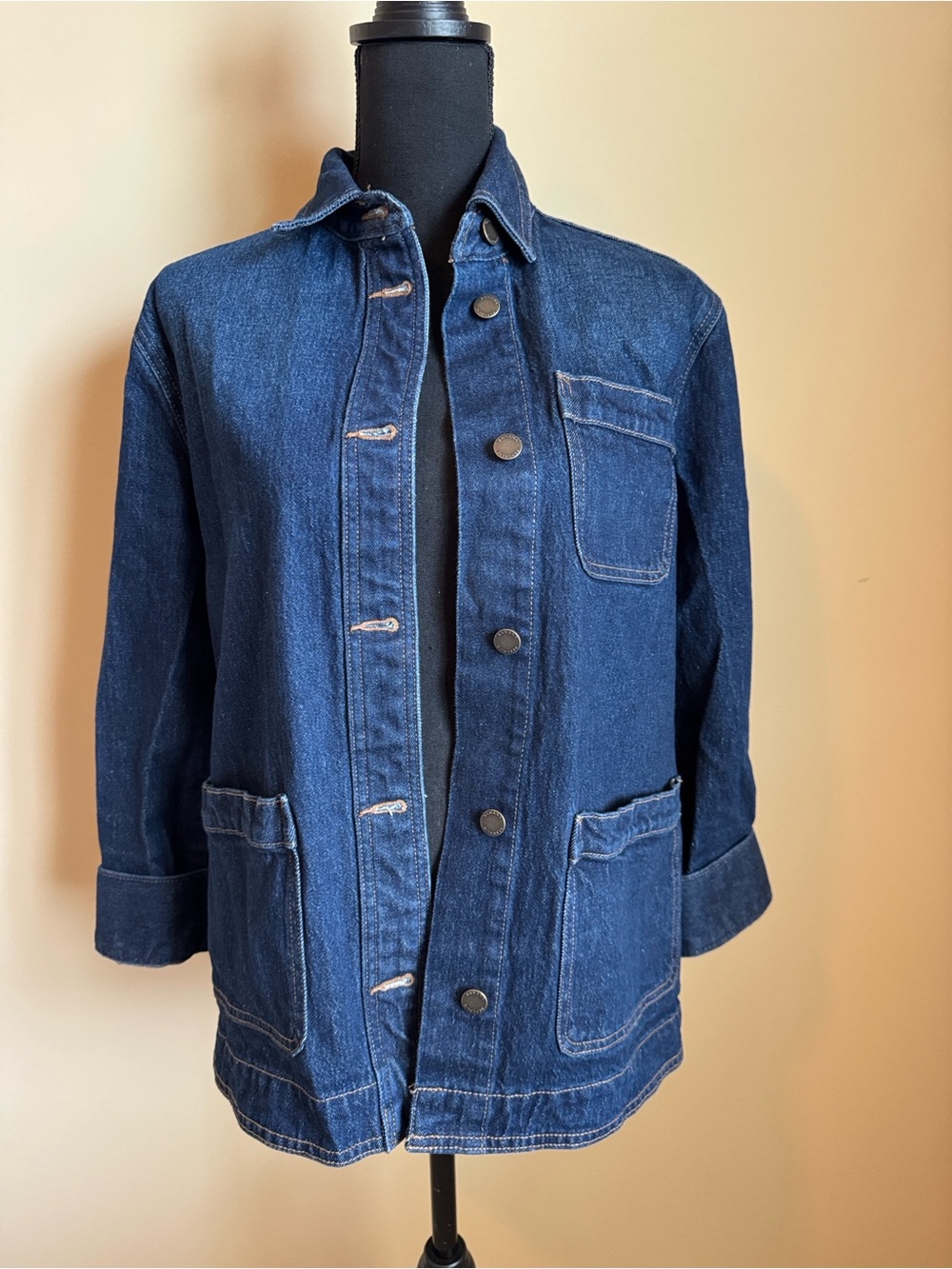Banana Republic Dark Blue Denim Jacket - Picture 2 of 10